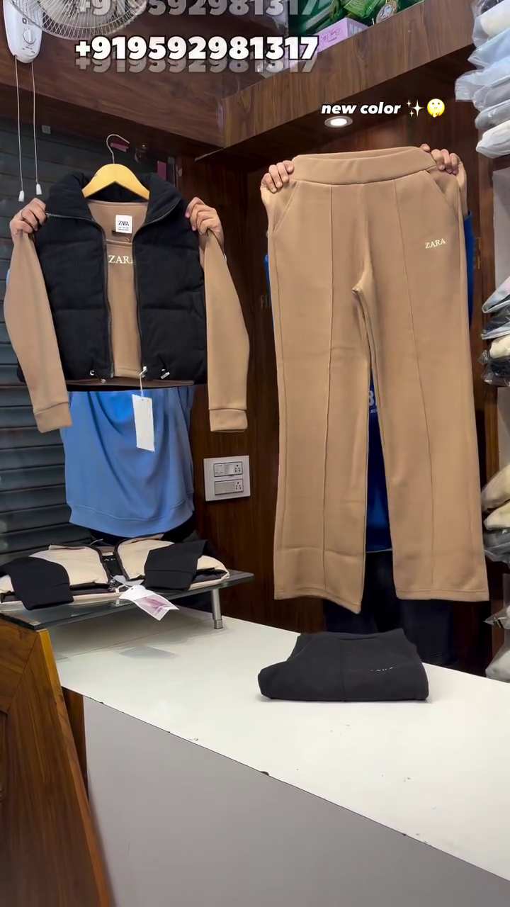 “Beige Drift: Puffer Vest Calm with Sweatshirt Soul & Streetwise Ease” 🤍🧥🖤