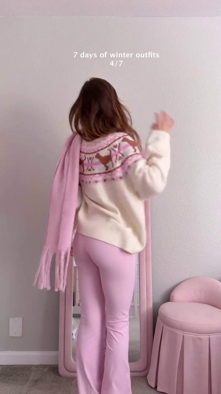 “Frosted Blush: Winter Ensemble of Soft Layers, Warm Whispers & Rosy Glow ❄️💗🧥”