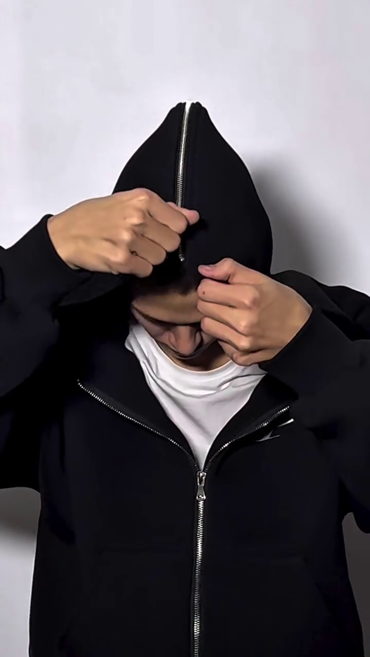 Zipperverse Dual-Hood Hoodie ⚫🧥 | Modular Mystery Edition