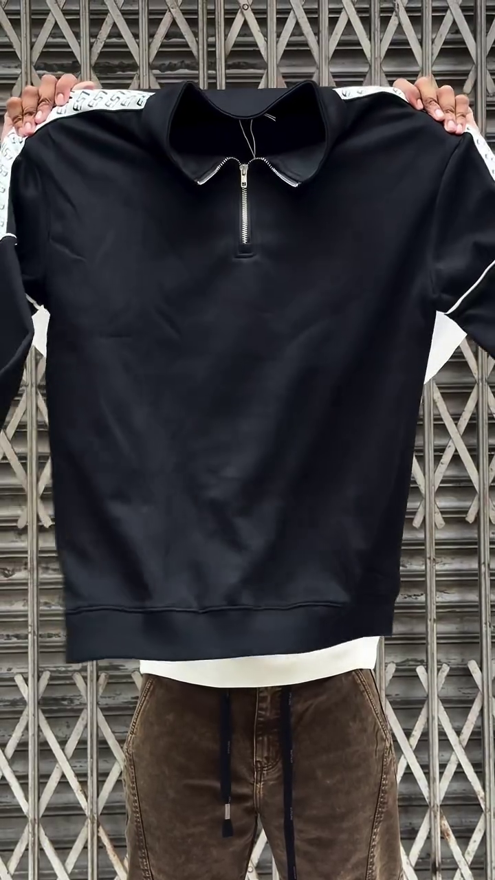 Maroon Glide Panel Sweatshirt 🍷🧶 | Urban Contrast Edition