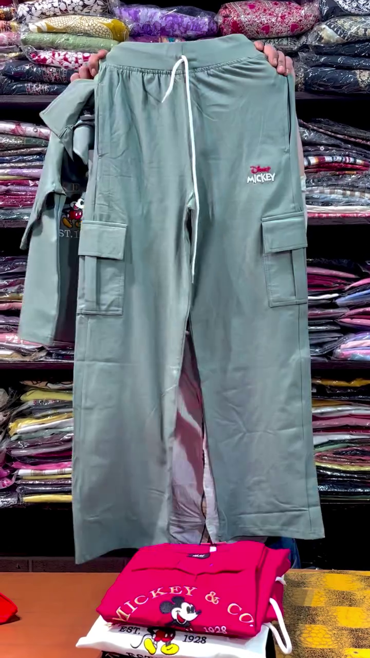 Cartoon Character Graphic Casual Polo T-Shirt With  Comfortable  Bottom Set