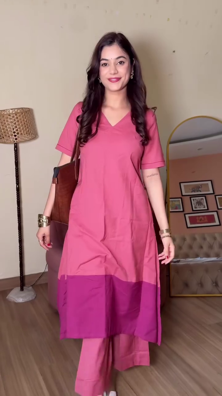 Straight Kurta with Matching Pants