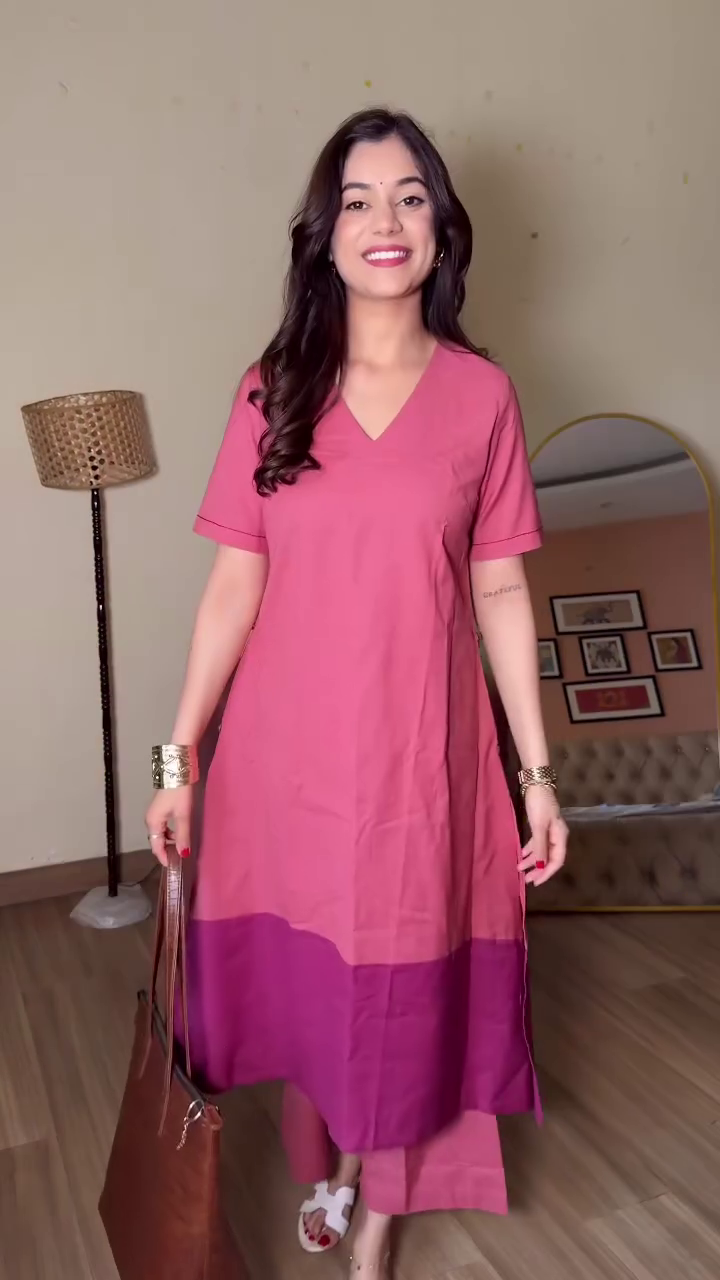 Straight Kurta with Matching Pants