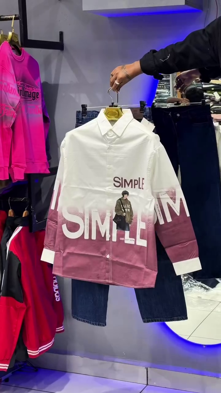 Casual Shirt With Dark Wash Straight Fit Denim Jeans Two Piece Western Outfit Set