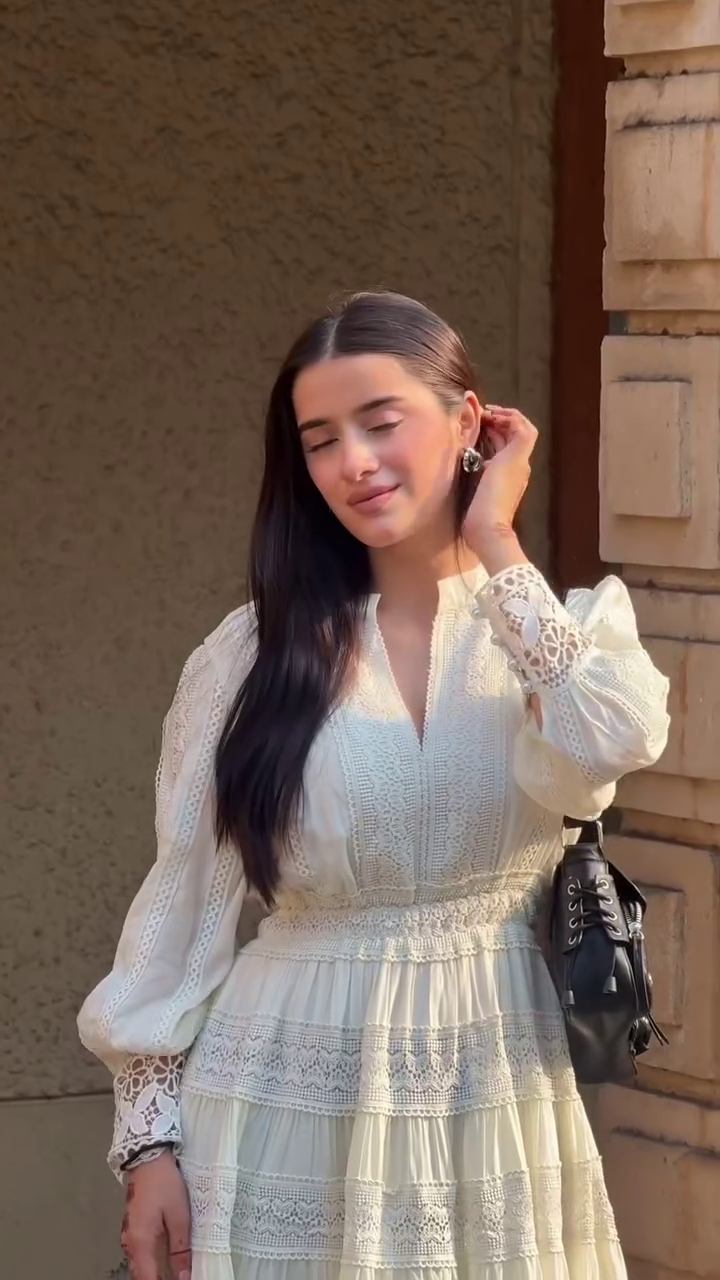 ✨ Ivory Lace Bohemian Maxi Dress – Ethereal Goddess Vibes! ✨