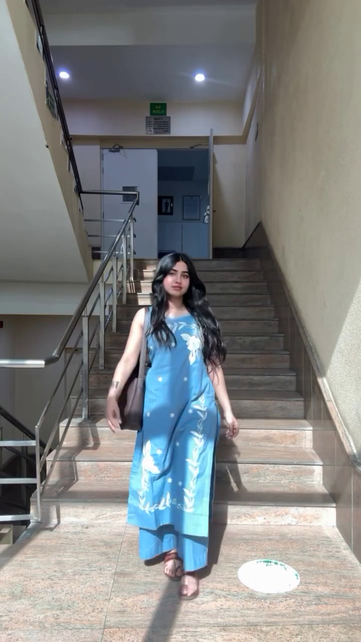 🌊 Blue Floral Embroidered Spaghetti Strap Maxi Dress – Breezy Summer Elegance! 🌊