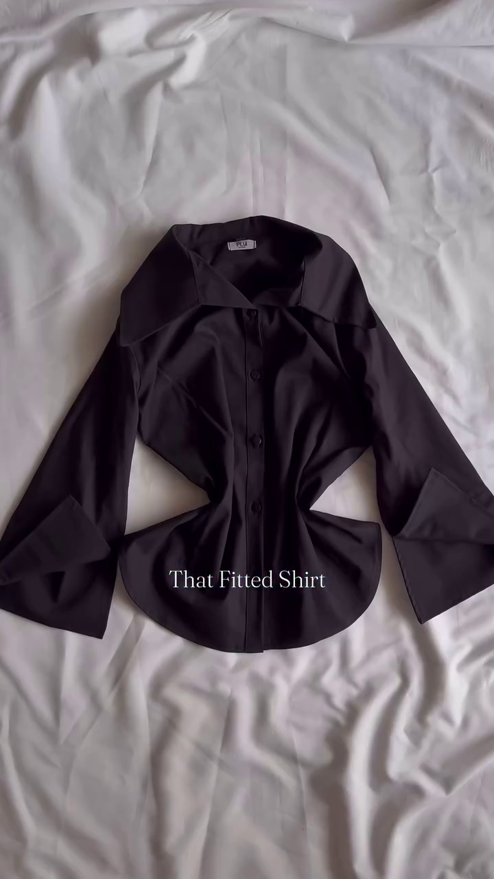 ✨ Midnight Luxe Pinstripe Power Shirt – Classic Elegance with a Modern Edge ✨