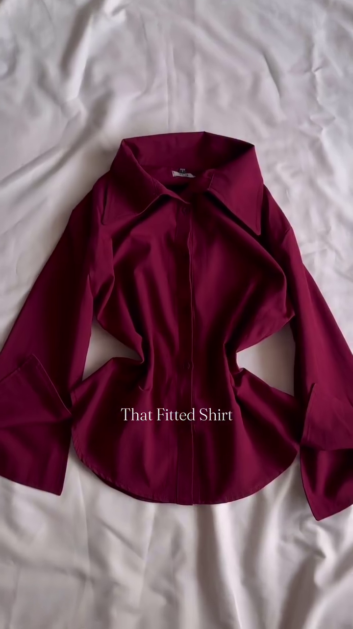 ✨ Midnight Luxe Pinstripe Power Shirt – Classic Elegance with a Modern Edge ✨