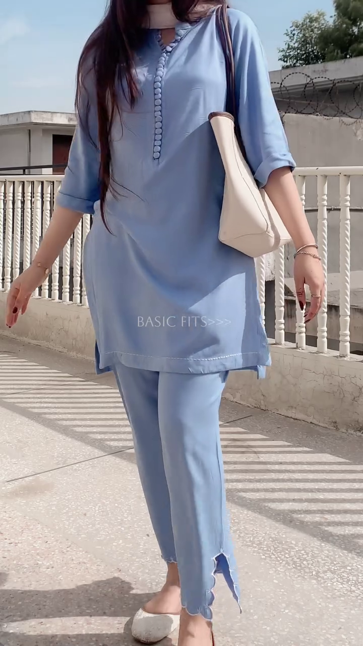 ✨ Serene Sky Co-Ord Kurta Set – Effortless Elegance for Everyday Grace ✨