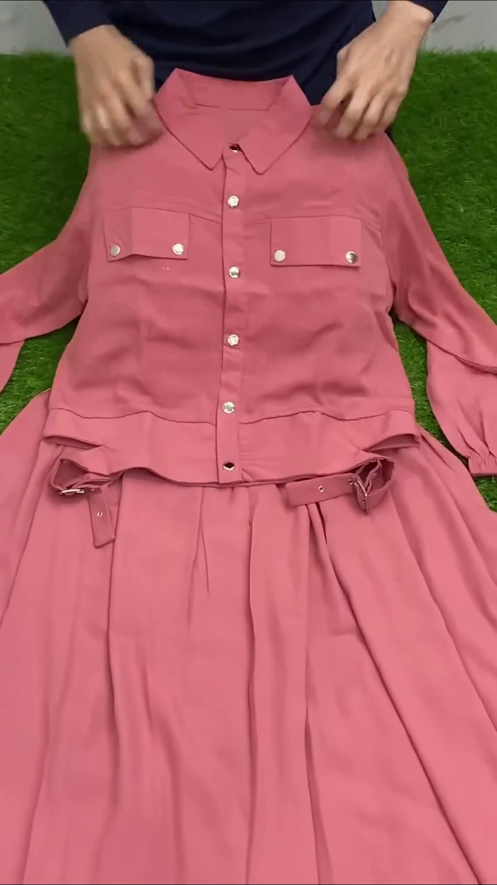 Rosewood Utility Chic Midi Dress – Belted Button-Down Flare Dress 🌹✨