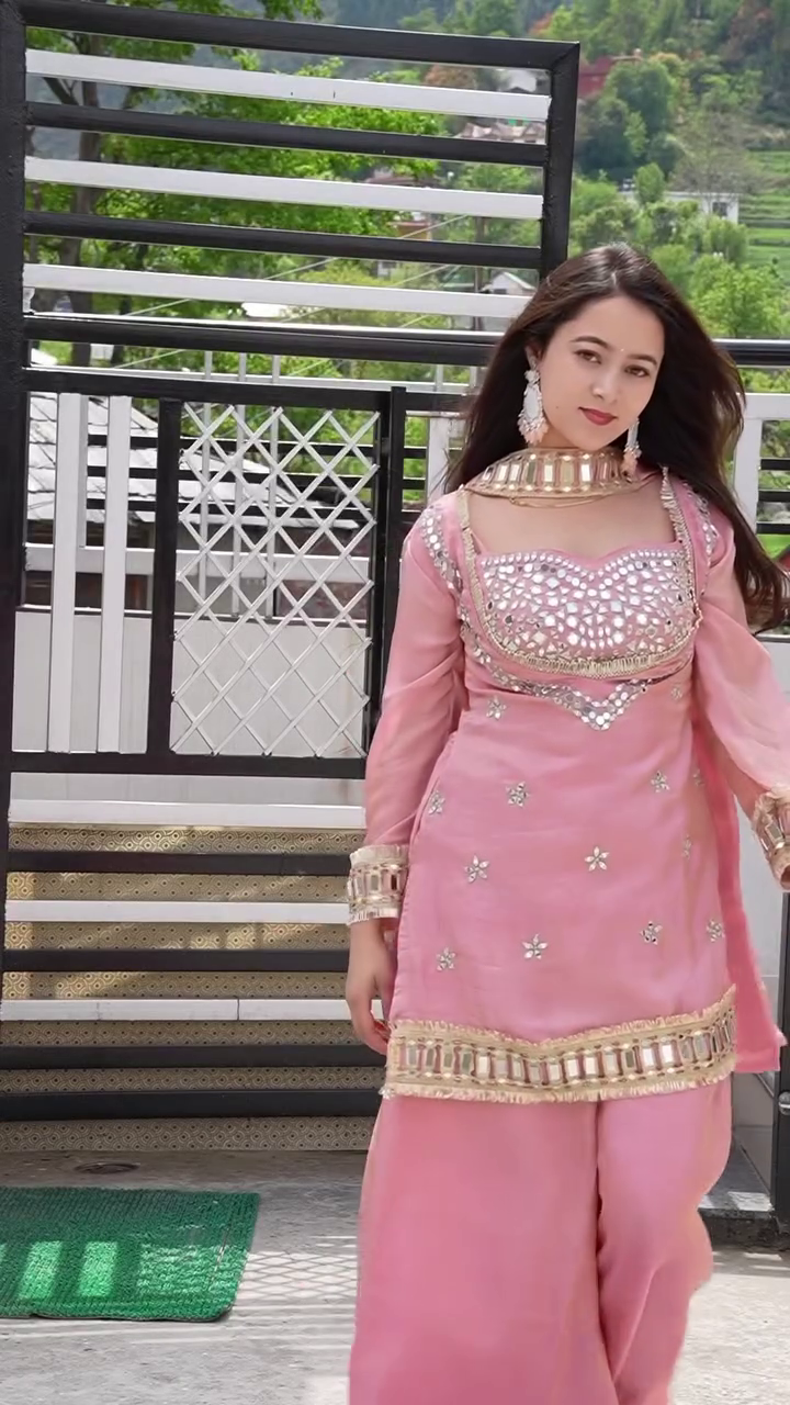 Blush Mirror Muse Festive Suit Set 🌸✨💖