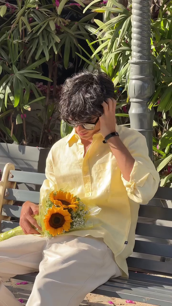 Sunshine Breeze Linen Shirt – Fresh Summer Elegance 🌼💛✨