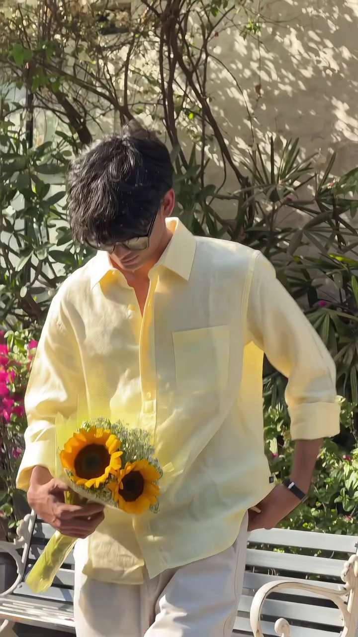 Sunshine Breeze Linen Shirt – Fresh Summer Elegance 🌼💛✨