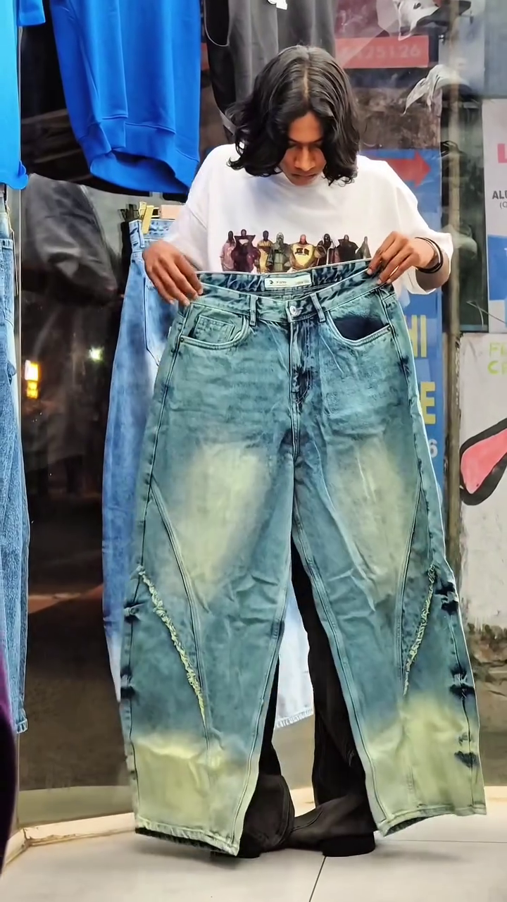 Urban Shadow Oversized Baggy Jeans – Bold Street Style Redefined 🖤👖🔥
