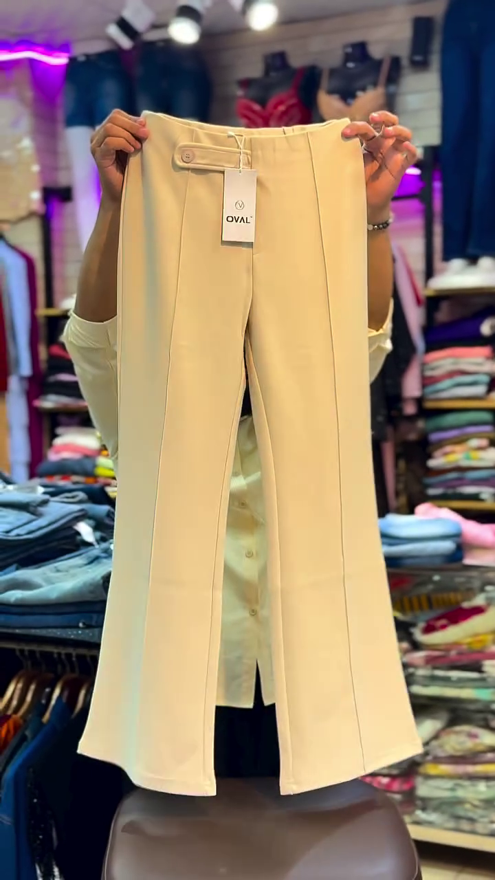 Elegant Pastel Chic Trousers & Floral Embroidered Shirt Combo – Soft Classy Look 💖✨👗