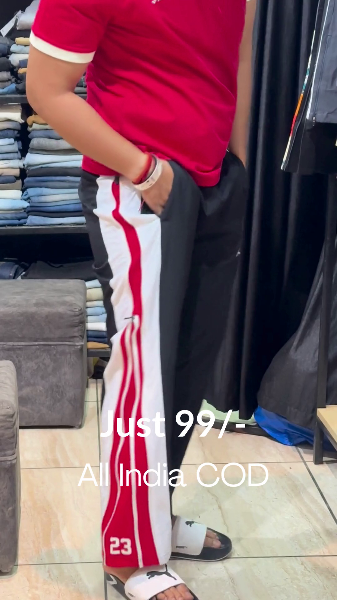 Urban Sprint Colorblock Track Pants – Sporty Edge Streetwear ⚡🏃‍♂️🔥