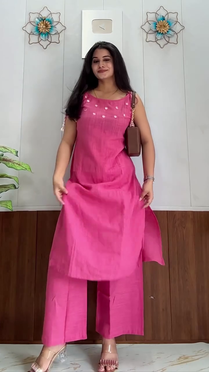 🌸✨ Blossom Belle Premium Floral Sleeveless A-Line Kurti Dress with Handmade Tassel Tie-Ups – Elegant Summer & Festive Ethnic Wear for Women and Girls 🌿💖