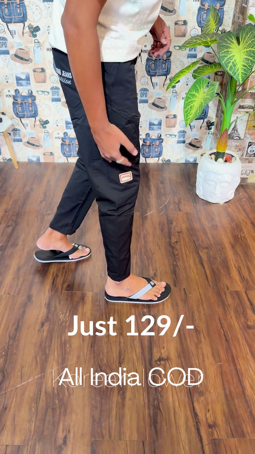 👑🖤 UrbanFlex Premium Men's Tactical Cargo Jogger Pants with Multi-Pocket Utility Design – Stylish Casual, Travel & Everyday Comfort Wear ✨🧥