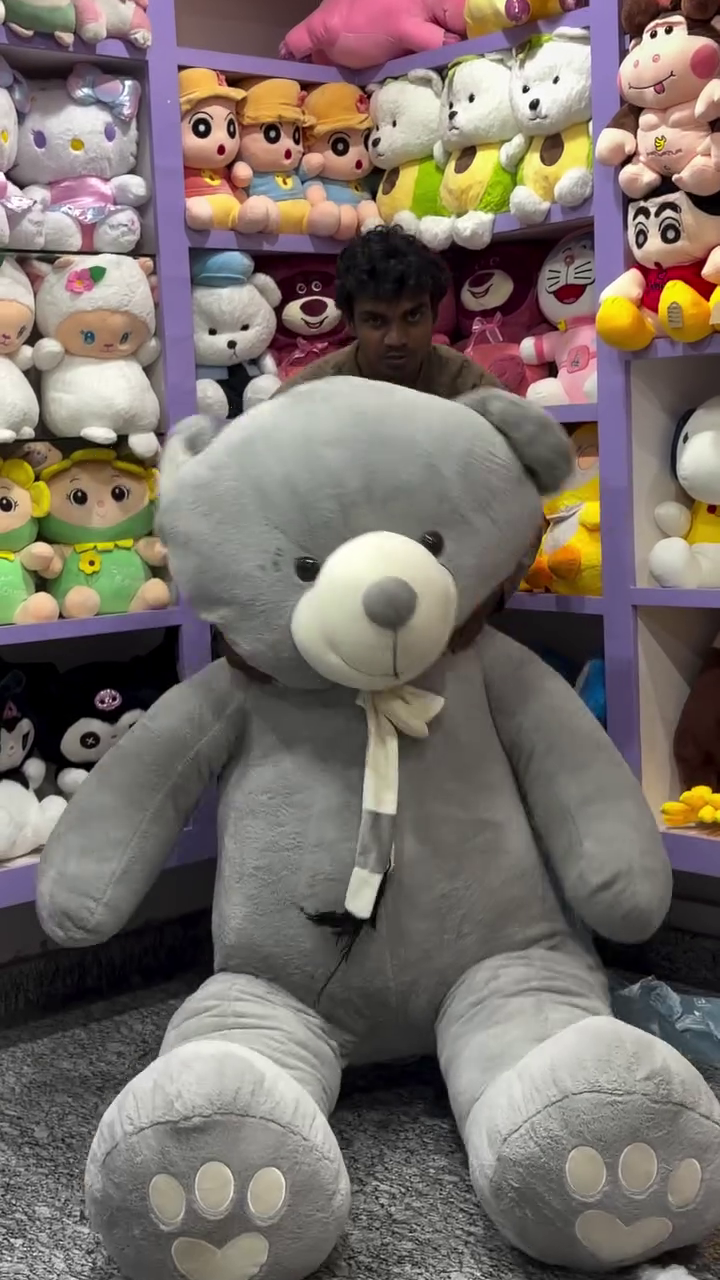 🧸 Premium Giant Soft Teddy Bear Plush Toy – Ultra Large Hugging Stuffed Animal for Kids, Home Décor & Special Gift Collection 🤍✨