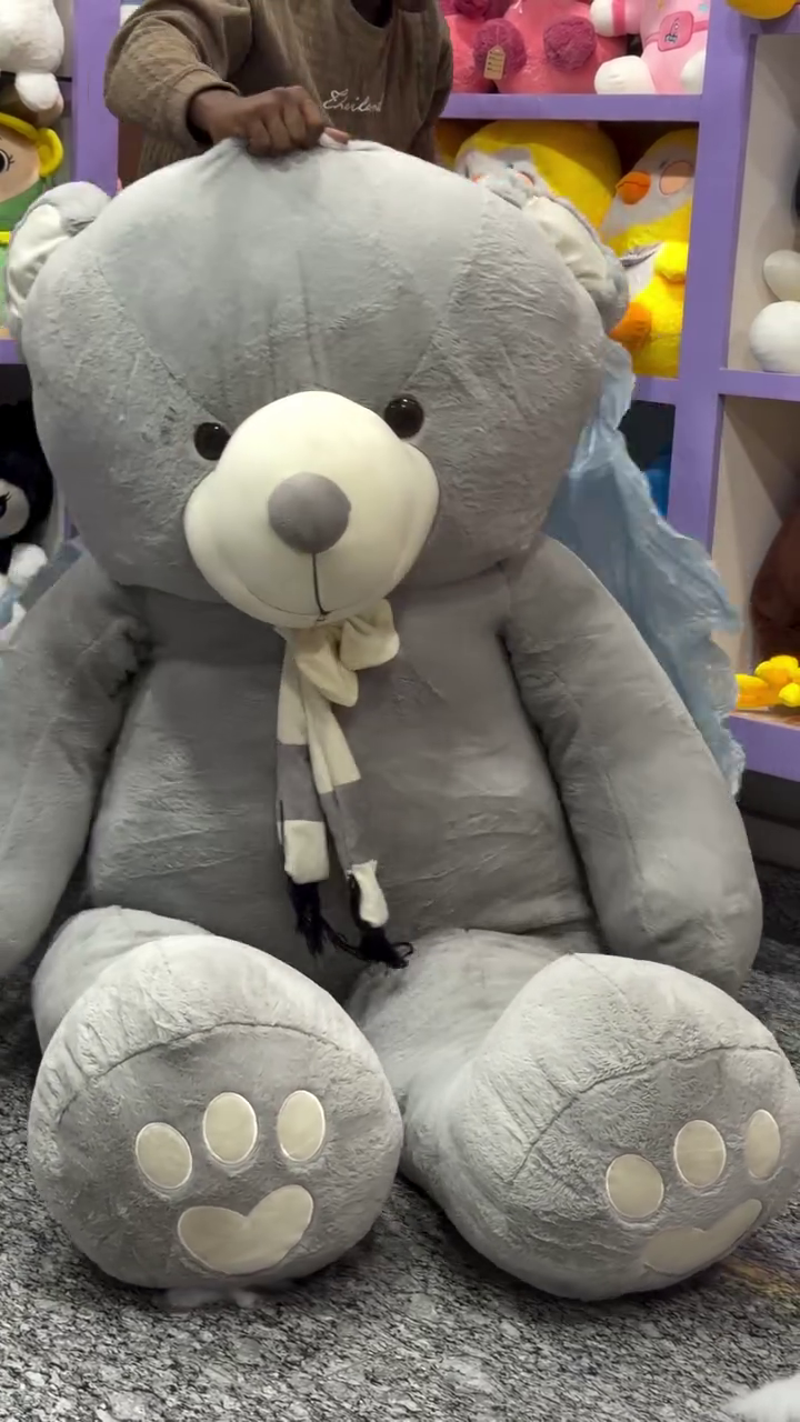 🧸 Premium Giant Soft Teddy Bear Plush Toy – Ultra Large Hugging Stuffed Animal for Kids, Home Décor & Special Gift Collection 🤍✨
