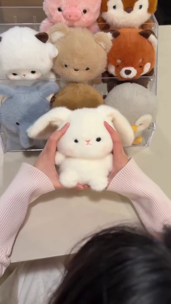 🐰 Premium Mini Cute Animal Plush Toy Collection – Ultra Soft Pocket-Sized Cuddle Companion for Kids, Décor & Gift Giving 🐻🐧🐷✨