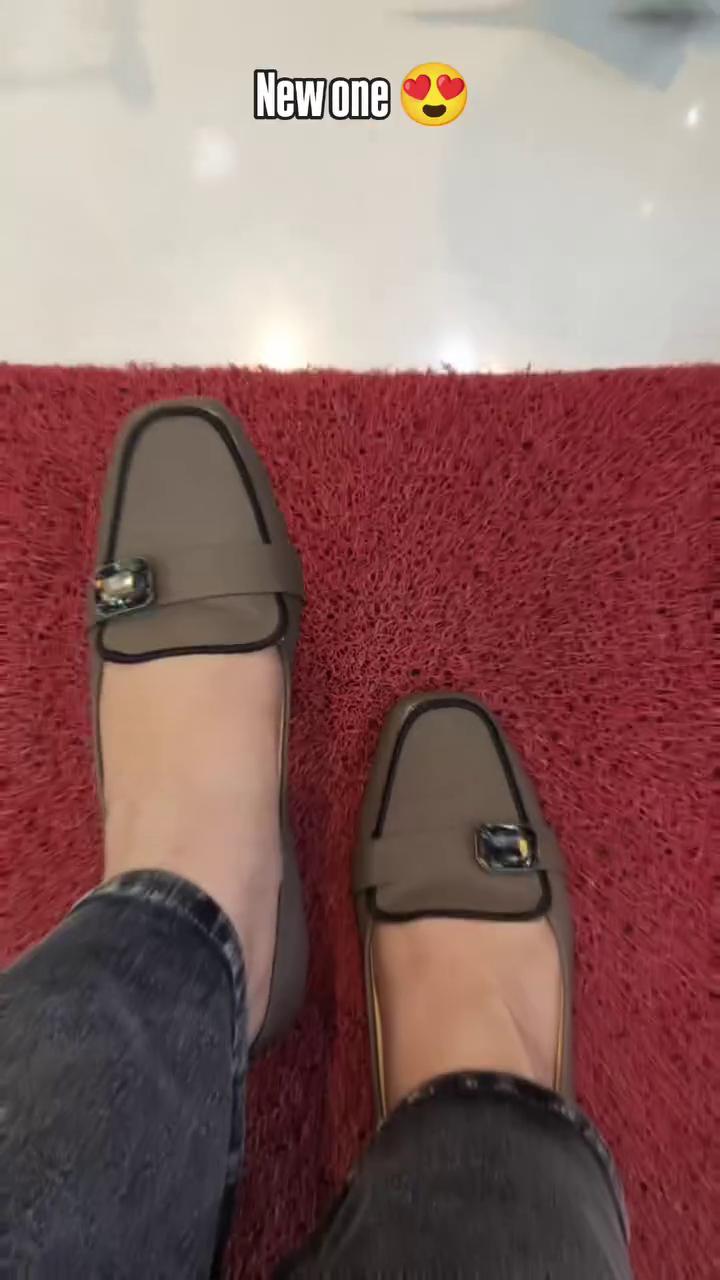 👠 Elegant Grey Comfort Loafers for Women | Premium Slip-On Casual Office Shoes with Soft Cushioned Sole